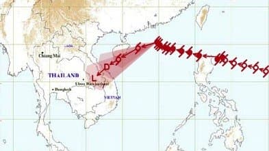 ประกาศพายุกรอซา ฉ.9 – คาดสลายตัวชายฝั่งเวียดนามไม่กระทบไทย