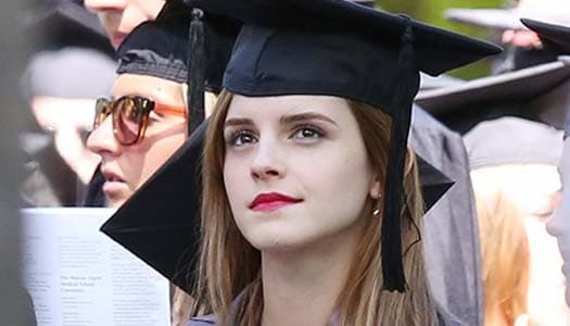 'เอ็มม่า วัตสัน' สุดปลื้ม! ร่วมพิธีจบการศึกษา หลังคว้าปริญญาตรี ม.บราวน์
