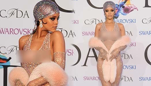 แซ่บทะลุ3โลก! 'ริฮานน่า' ใจป้ำอวดหุ่นในเดรสซีทรูสุดเซ็กซี่