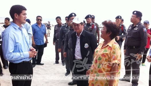 ผู้ว่าฯประจวบลงพื้นที่จัดระเบียบชายหาดหัวหิน 