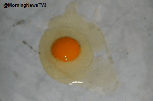 พบบ้านที่ราชบุรี พื้นร้อนจนสามารถลวกไข่ได้ 