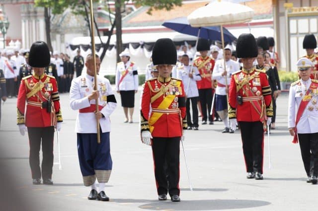 ประมวลภาพริ้วขบวนพระบรมราชอิสริยยศ พระราชพิธีถวายพระเพลิงฯ ร.9 จากมุมมองภาพถ่าย