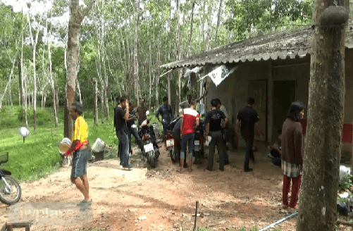 พบศพหญิงวัย 33 ถูกฆ่าปาดคอในสวนยาง คาดฝีมือสามีชาวพม่าหลังก่อเหตุโทรบอกพ่อตาให้มารับศพ