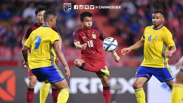 กวินทร์โชว์ 2 เซฟ! ช่วยไทยชนะจุดโทษกาบอง 4-2 เข้าชิงฯดวลสโลวาเกีย