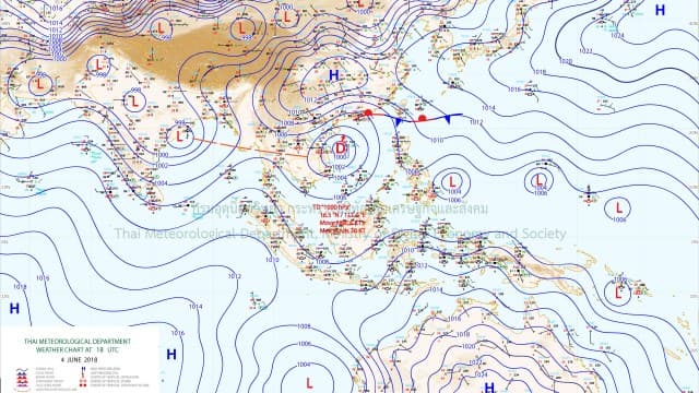 เตือนปชช. ระวังฝนตกหนักกระทบพื้นที่ริมเจ้าพระยาจากอิทธิพลดีเปรสชั่น