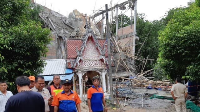 เตรียมเอาผิดผู้ที่เกี่ยวข้อง ปมพระธาตุสามหุนถล่ม ข้อหาประมาทร่วม