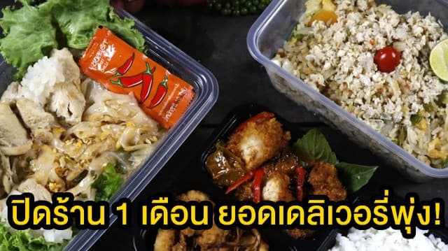 Wongnai เผยปิดร้านอาหาร 1 เดือน ยอดร้านเดลิเวอรี่เปิดใหม่โต 400%