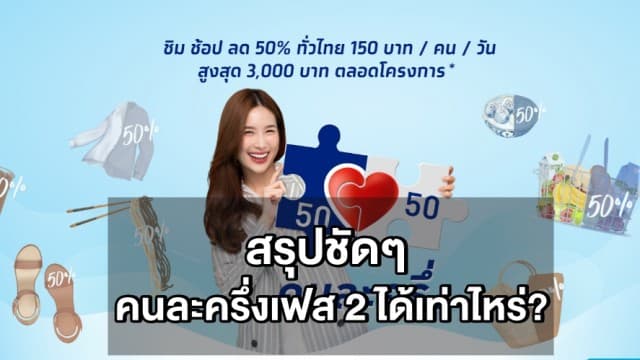 สรุปให้ชัดๆ คนละครึ่งเฟส 2 เพิ่มวงเงิน 3,500 บาท ลงทะเบียนเมื่อไหร่?