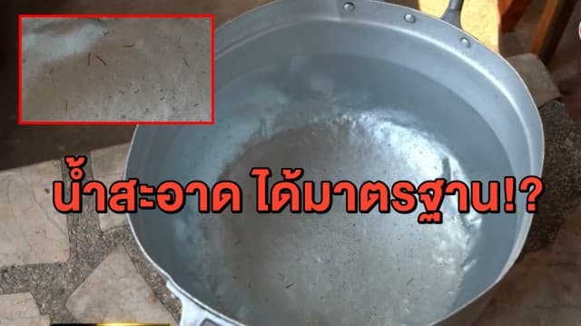 ผวา! เร่งหาสาเหตุ ปมหนอนแดงในน้ำประปา จนท.ยันน้ำสะอาด ได้มาตรฐาน