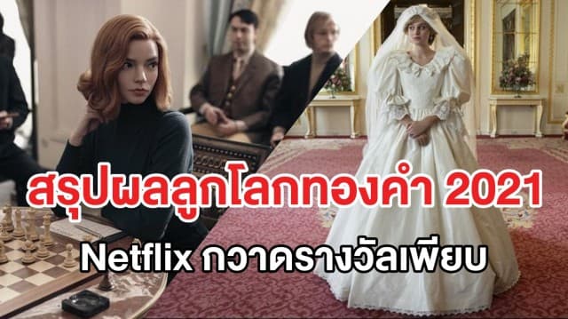 สรุปผลรางวัลงานลูกโลกทองคำ 2021 ครั้งที่ 78 Netflix มาแรงเกินคาด กวาดรางวัลเพียบ