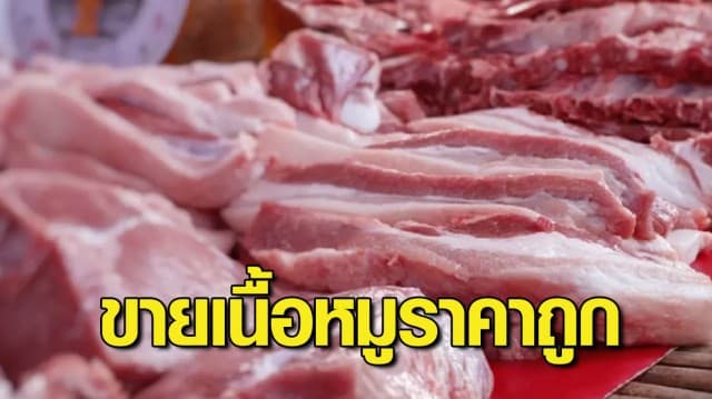 ก.เกษตรฯ เปิดแผงขายเนื้อหมูราคาถูก กิโลละ 140 บ. ช่วยปชช.ลดค่าครองชีพ ดีเดย์ 12-19 ก.พ.นี้