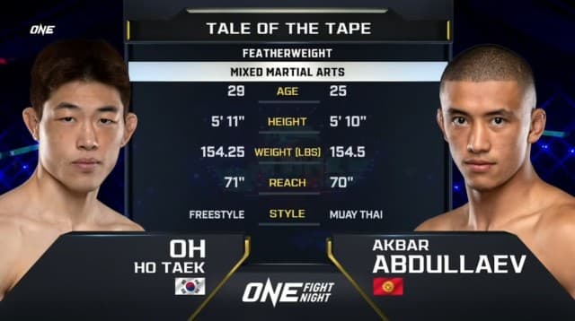 โอ โฮ เทก VS อักบาร์ อับดุลลาเอฟ | ONE FIGHT NIGHT 8 | 25 มี.ค. 66 | CH7HD