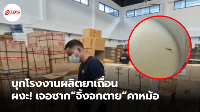 บุกทลายโรงงานผลิตยาเถื่อน ผงะ! เจอซาก “จิ้งจกตาย” คาหม้อต้มยา