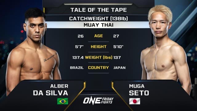 อัลแบร์ ดา ซิลวา vs มูกะ เซโตะ | ONE ลุมพินี 79 | 13 ก.ย. 2567 | Ch7HD