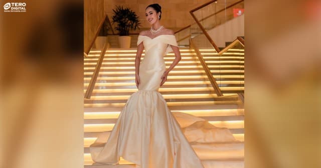 งามสง่า!!  “โอปอล-สุชาตา ช่วงศรี” มิสเวิลด์ไทยแลนด์ 2025 กับชุด The Hope Devi ในรอบ Miss World Top Model 