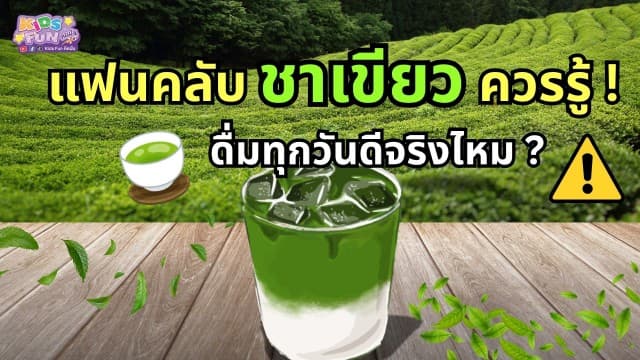 “แฟนคลับชาเขียวควรรู้! ดื่มทุกวันดีจริงไหม?”