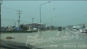 ดีเปรสชั่นถล่มเมืองสุรินทร์ ส่งผลน้ำท่วมหลายจุด