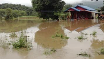 คาดสุโขทัยน้ำแห้งวันนี้ หลังฝนกระหน่ำน้ำป่าหลากท่วม