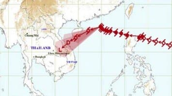 ประกาศพายุกรอซา ฉ.9 – คาดสลายตัวชายฝั่งเวียดนามไม่กระทบไทย