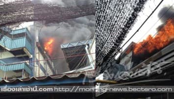 เร่งสกัดเพลิงไฟไหม้โกดังเก็บทินเนอร์ในโรงงานนิคมบางชัน 