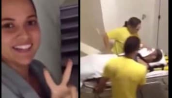 พยาบาลสาวมืออัดคลิปหัวเราะสะใจ เนย์มาร์ นอนเจ็บ โดนไล่ออกแล้ว