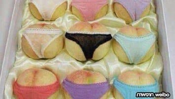 นักธุรกิจจีนปิ๊งไอเดีย จับลูกพีชสวมกางเกงใน กระตุ้นยอดขาย