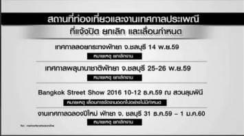 ททท.งดจัดกิจกรรมงานรื่นเริง 30 วัน มั่นใจไม่กระทบจำนวน นทท.