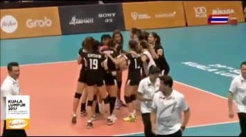 วอลเลย์บอลสาวไทยผ่านเข้าชิงเหรียญทองแล้ว หลังชนะฟิลิปปินส์ 3 เซตรวด