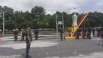 ทบ.1 ฝึกซ้อมพลฉุดชักราชรถ ในพระราชพิธีถวายพระเพลิงพระบรมศพ