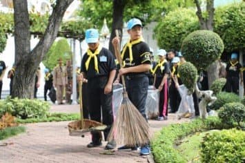 ปลื้มปิติ "พระองค์ที" ทรงร่วมทำจิตอาสา เสด็จเยี่ยมปชช.ร่วมพระราชพิธีฯ