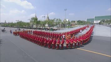 ประมวลภาพพระราชพิธีเก็บพระอัฐิและริ้วขบวนอัญเชิญพระบรมราชสรีรางคารไปยังพระบรมมหาราชวัง