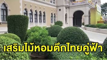 ทำเนียบฯ ปรับภูมิทัศน์ วางดอกไม้หอมตึกไทยคู่ฟ้า เสริมสิริมงคล