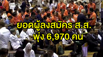 4 พรรคดัง ตบเท้าเข้า กกต.ยื่นชื่อว่าที่นายกฯ ยอดสมัครพุ่ง 6,970 คน