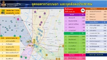 เปิดจุดจอดรถ 27 แห่ง เพื่อเชื่อมโยงรถ Shuttle Bus 11 เส้นทาง เข้าสู่บริเวณงานพระราชพิธีฯ