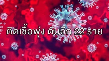 โควิดคร่าอีก 22 ศพ! ยอดผู้ป่วยใหม่ทะลุ 8,000 ราย