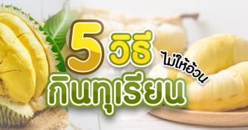 5 Howto กินทุเรียนอย่างไร ไม่ให้อ้วน เรื่องจริงหรือหลอก? หาคำตอบที่นี่ !