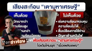 ฟังเสียงสะท้อน "เตามหาเศรษฐี" ไอเดียใหม่ยุค "เชื้อเพลิงแพง" #ถกข่าวร้อน