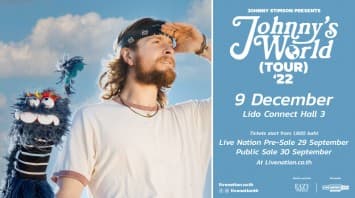 เตรียมรับพลังบวกกับเพลงคุณภาพและการแสดงสุดชิลของ “JOHNNY STIMSON” ในคอนเสิร์ต “JOHNNY’S WORLD (TOUR) ‘22” 9 ธ.ค.นี้ ที่ ลิโด้ คอนเน็คท์ 3