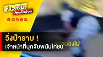 วิ่งป่าราบ ! ฝ่ายปกครองแม่ริม บุกจับนักพนันไก่ชน วิ่งหนีกระเจิง จ.เชียงใหม่