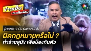 ทำร้ายสุนัข เพื่อป้องกันตัว ผิดกฎหมายหรือไม่ ? | รู้กฎหมาย