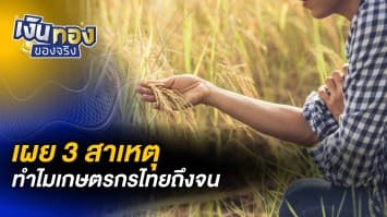 เผย 3 สาเหตุทำไมเกษตรกรไทยถึงจน | เงินทองของจริง [LIVE]