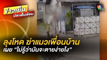 ลุงโหด ! ฆ่าแมวเพื่อนบ้าน เผย “มันอยากตาย เลยสงเคราะห์” เจ้าของยันเอาเรื่องถึงที่สุด