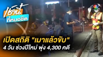 รับศักราชใหม่ ! ยอดคุมประพฤติเมาแล้วขับสะสม 4 วัน พุ่ง 4300 คดี | ขยายข่าว กับ กาย สวิตต์