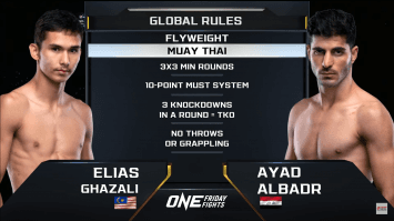 อีเลียส กาซาลี vs อายาด อัลบาดร์ | ONE ลุมพินี | 27 ม.ค. 66 | Ch7HD
