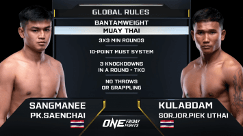 แสงมณี พีเค.แสนชัยฯ vs กุหลาบดำ สจ.เปี๊ยกอุทัย | ONE ลุมพินี | 27 ม.ค. 66 | Ch7HD