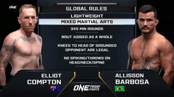 เอลเลียต คอมพ์ตัน vs อัลลิสสัน บาร์โบซา | ONE ลุมพินี | 03 ก.พ. 66 | Ch7HD