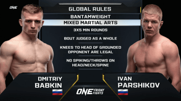 ดีมิทรี บับคิน vs อิวาน พาร์ชิคอฟ | ONE ลุมพินี | 03 ก.พ. 66 | Ch7HD