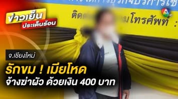 สิ้นสุดทางรัก ! เมียโหด จ้างฆ่าผัวด้วยเงิน 400 บาท หลังไม่ยอมเลิกรา