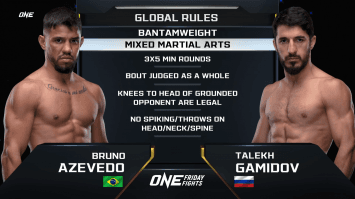 บรูโน เอซีสวีโด vs ทาเล็กฮ์ เกมิโดฟ | ONE ลุมพินี | 10 ก.พ. 66 | Ch7HD