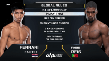 เฟอร์รารี แฟร์เท็กซ์ vs ฟาบิโอ เรอิส | ONE ลุมพินี | 10 ก.พ. 66 | Ch7HD